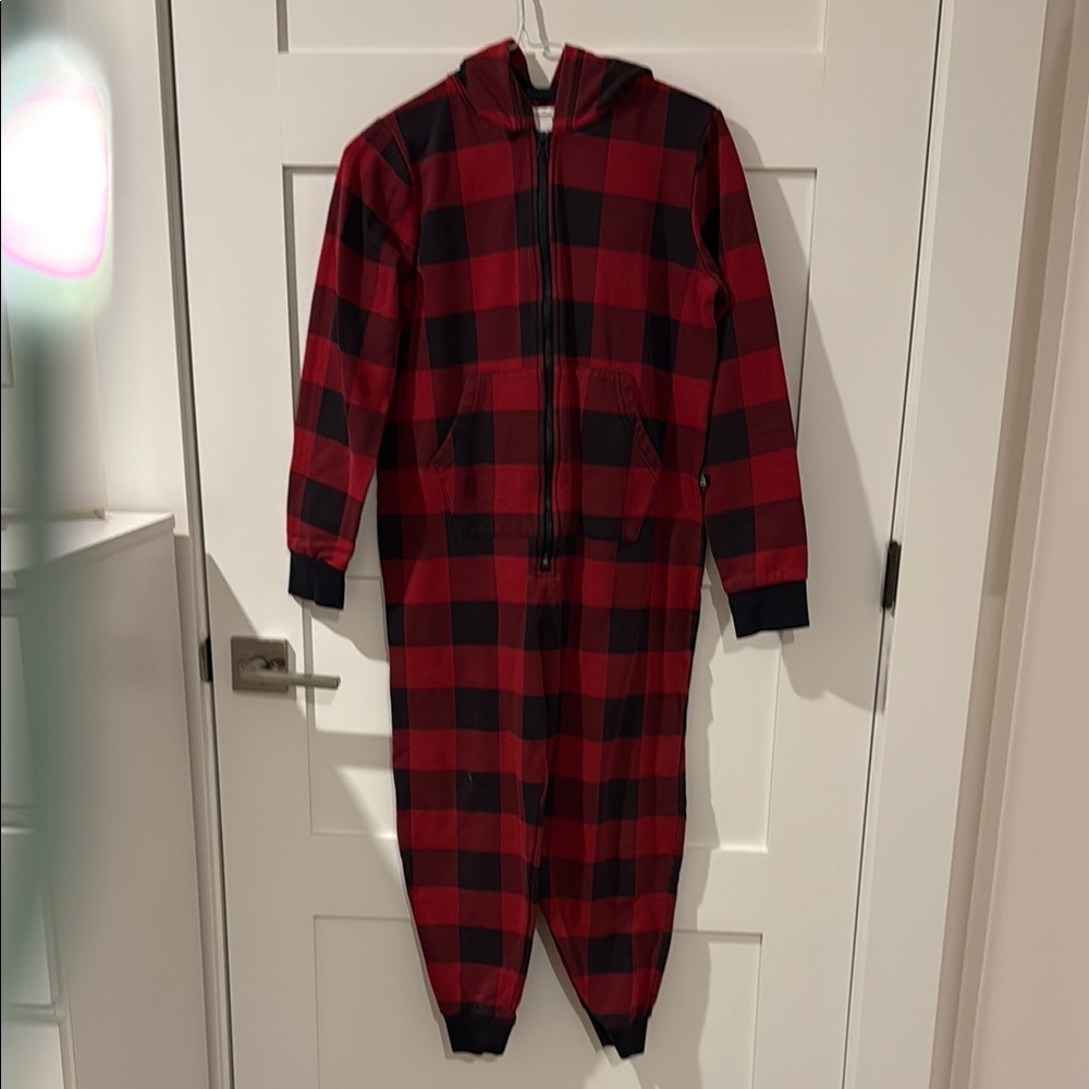 Ripzone Red and Black Plaid Onesie